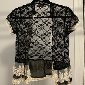 Lacey button up shirt
